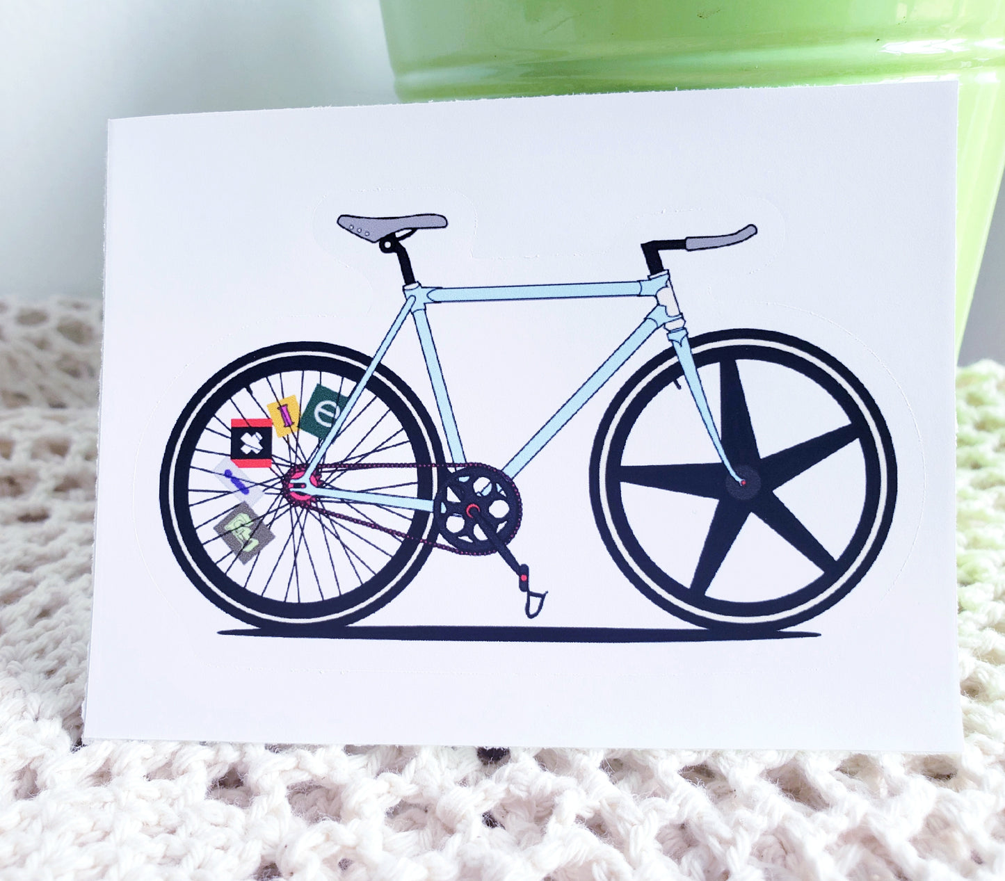 Fixie Bike Sticker - Novelty•ish