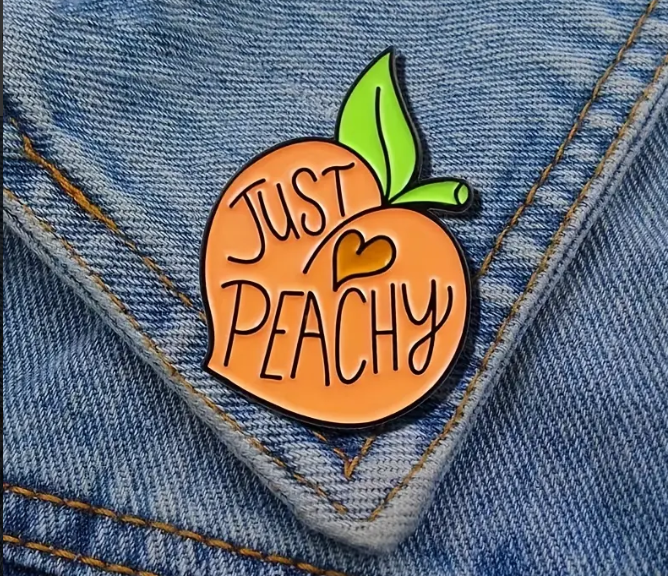 Just Peachy Pin - Novelty•ish