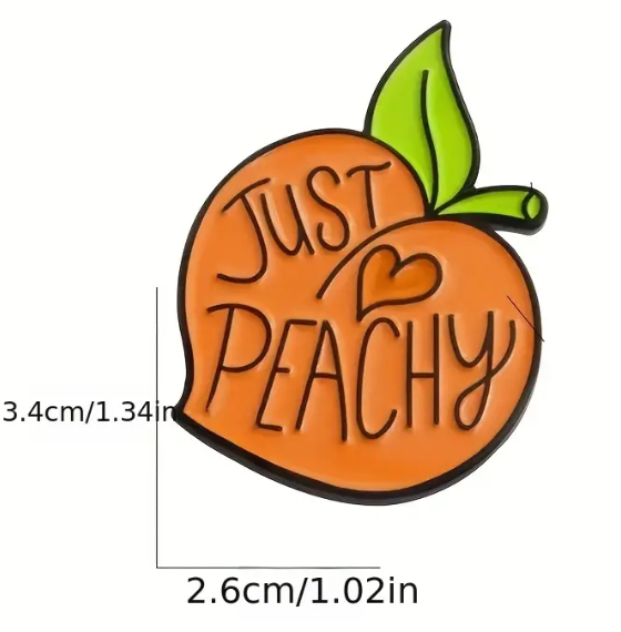 Just Peachy Pin - Novelty•ish