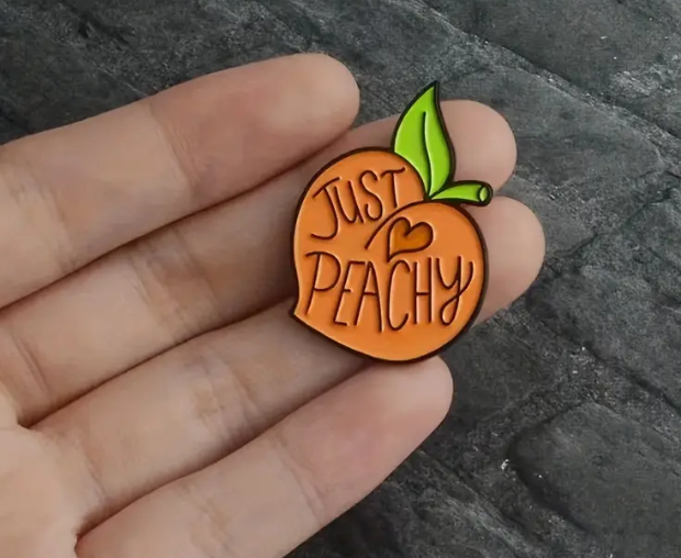 Just Peachy Pin - Novelty•ish
