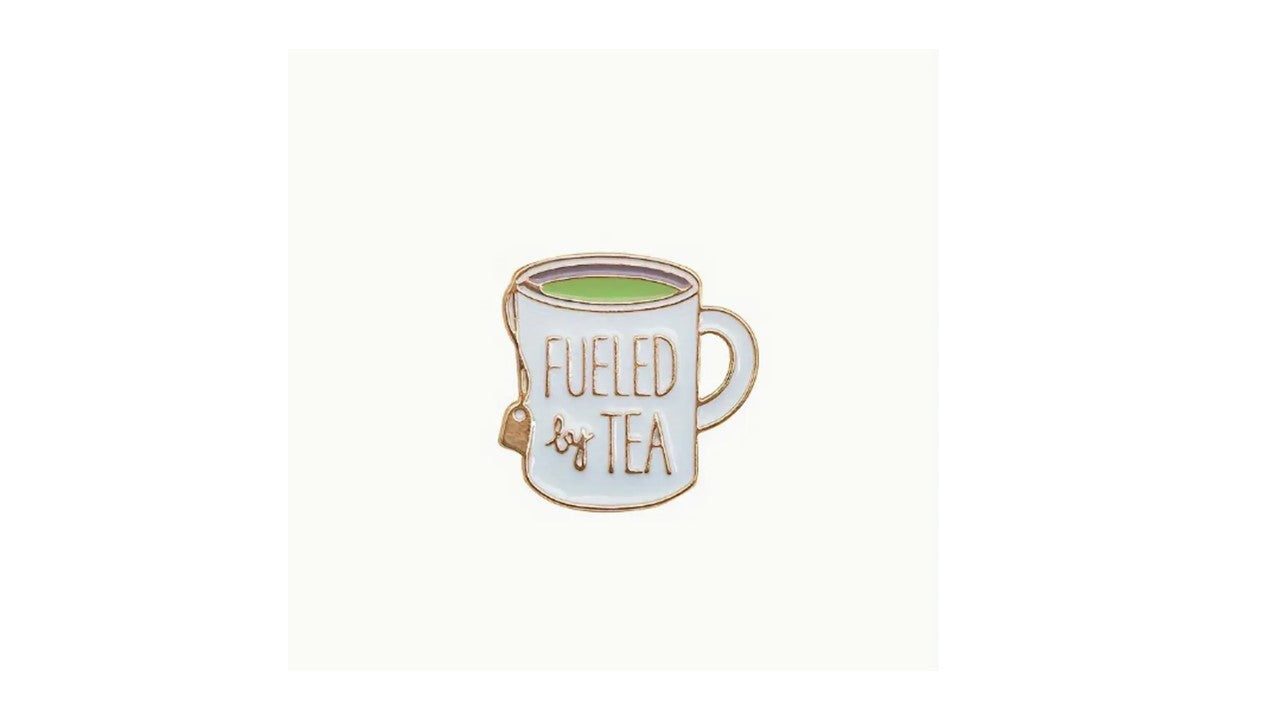 Fueled by Tea Enamel Pin - Novelty•ish