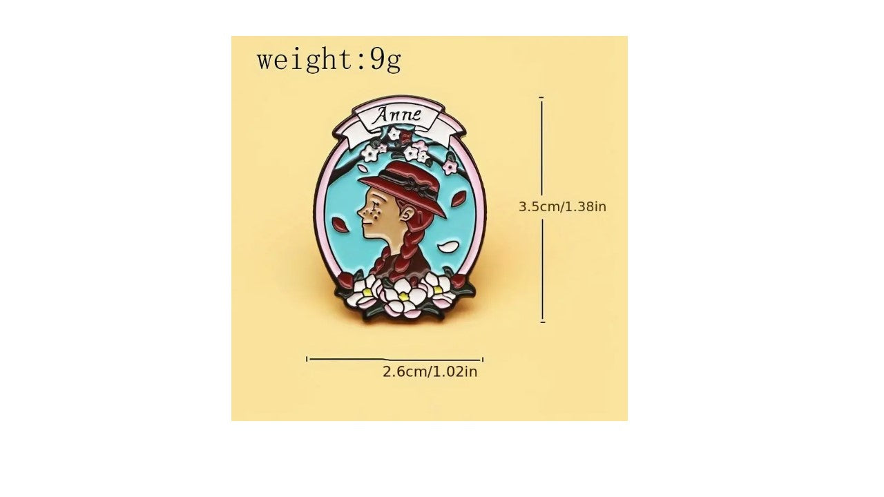 Anne of Green Gables Enamel Pin - Novelty•ish