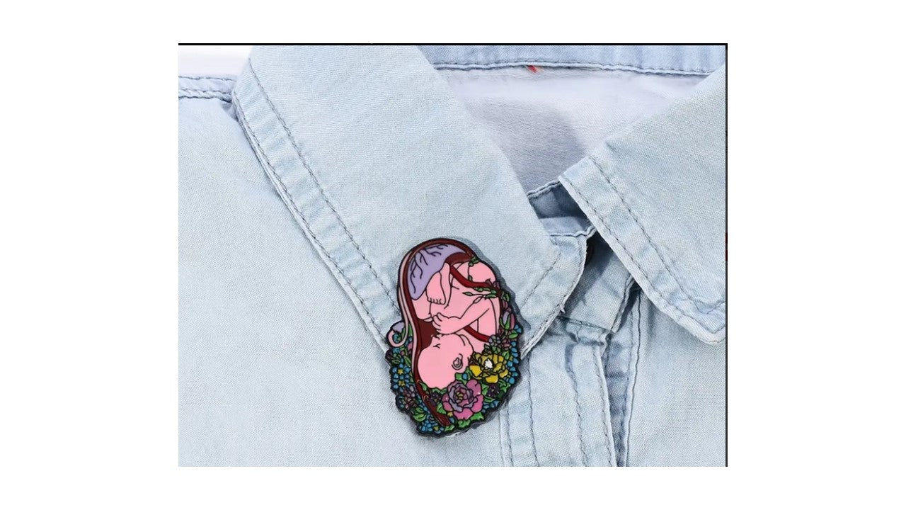 Baby in Womb Enamel Pin - Novelty•ish