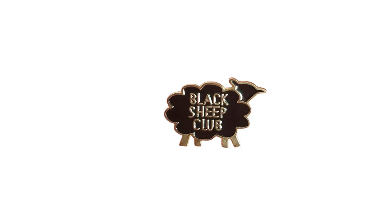 Black Sheep Enamel Pin - Novelty•ish