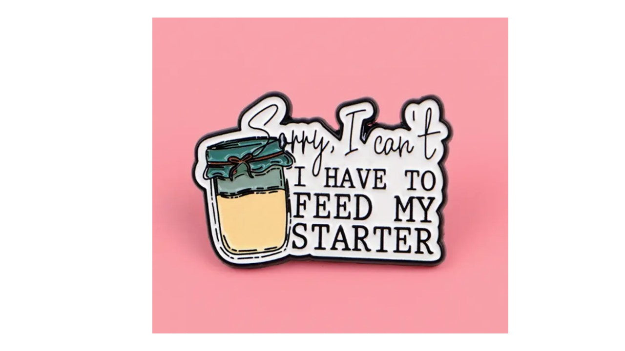 Sourdough Starter Enamel Pin