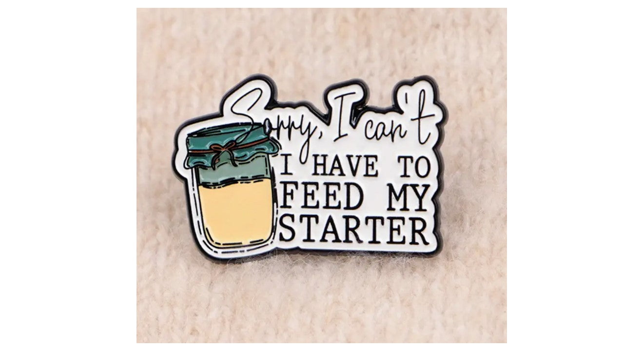 Sourdough Starter Enamel Pin