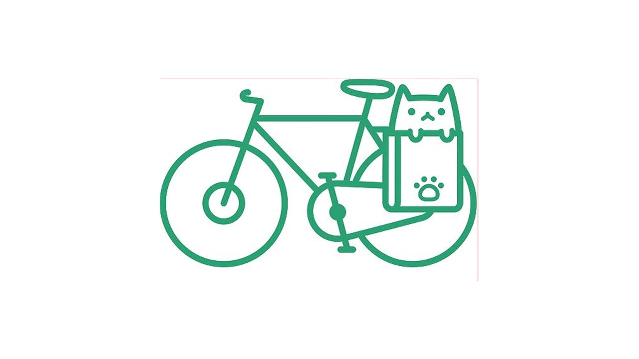 Bike Cat Sticker - Novelty•ish
