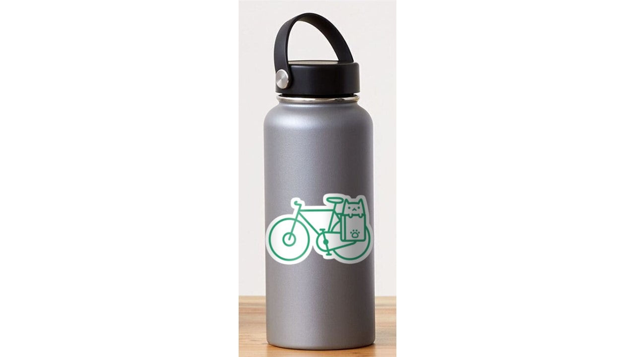 Bike Cat Sticker - Novelty•ish