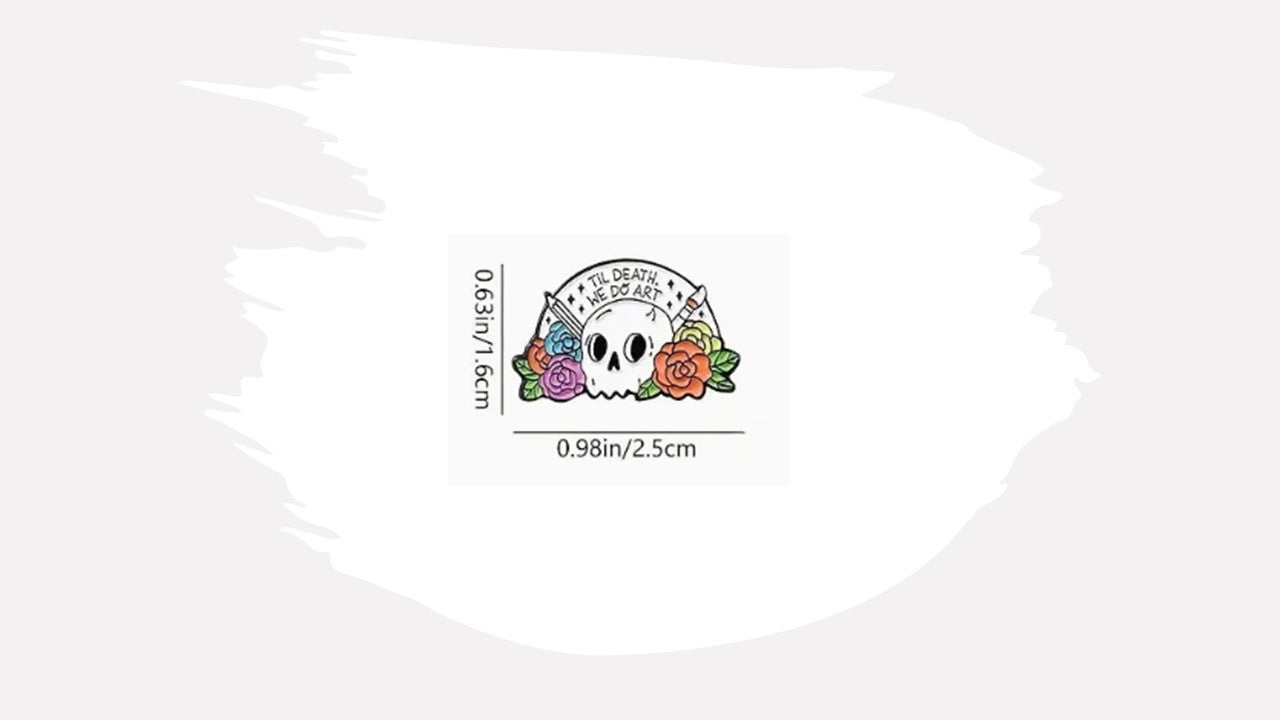 Til Death We Do Art Enamel Pin - Novelty•ish