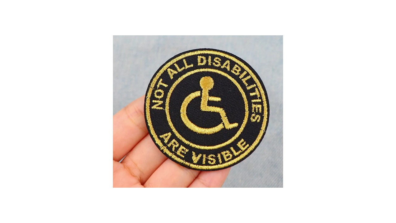 Disability Awareness Iron-On Patch