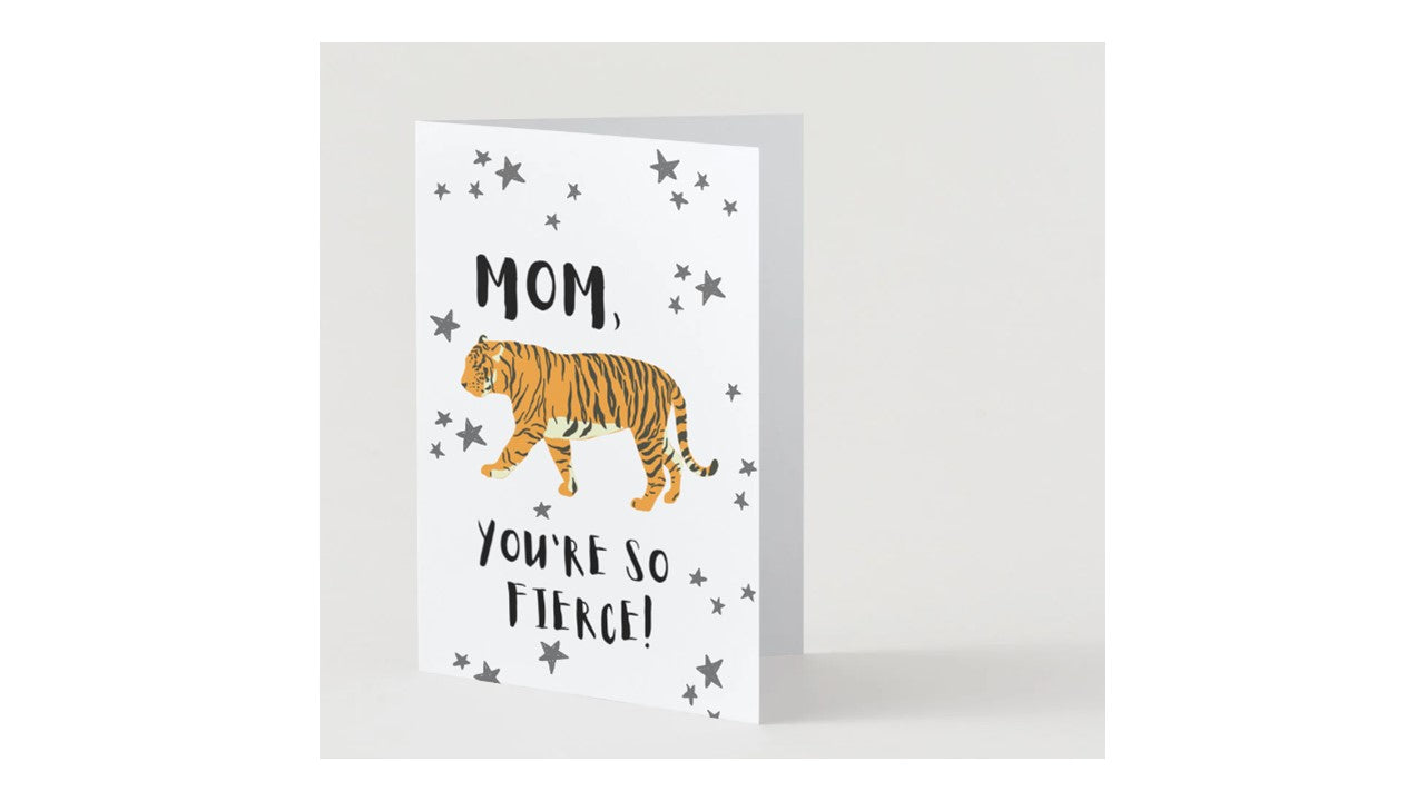Fierce Mom Greeting Card