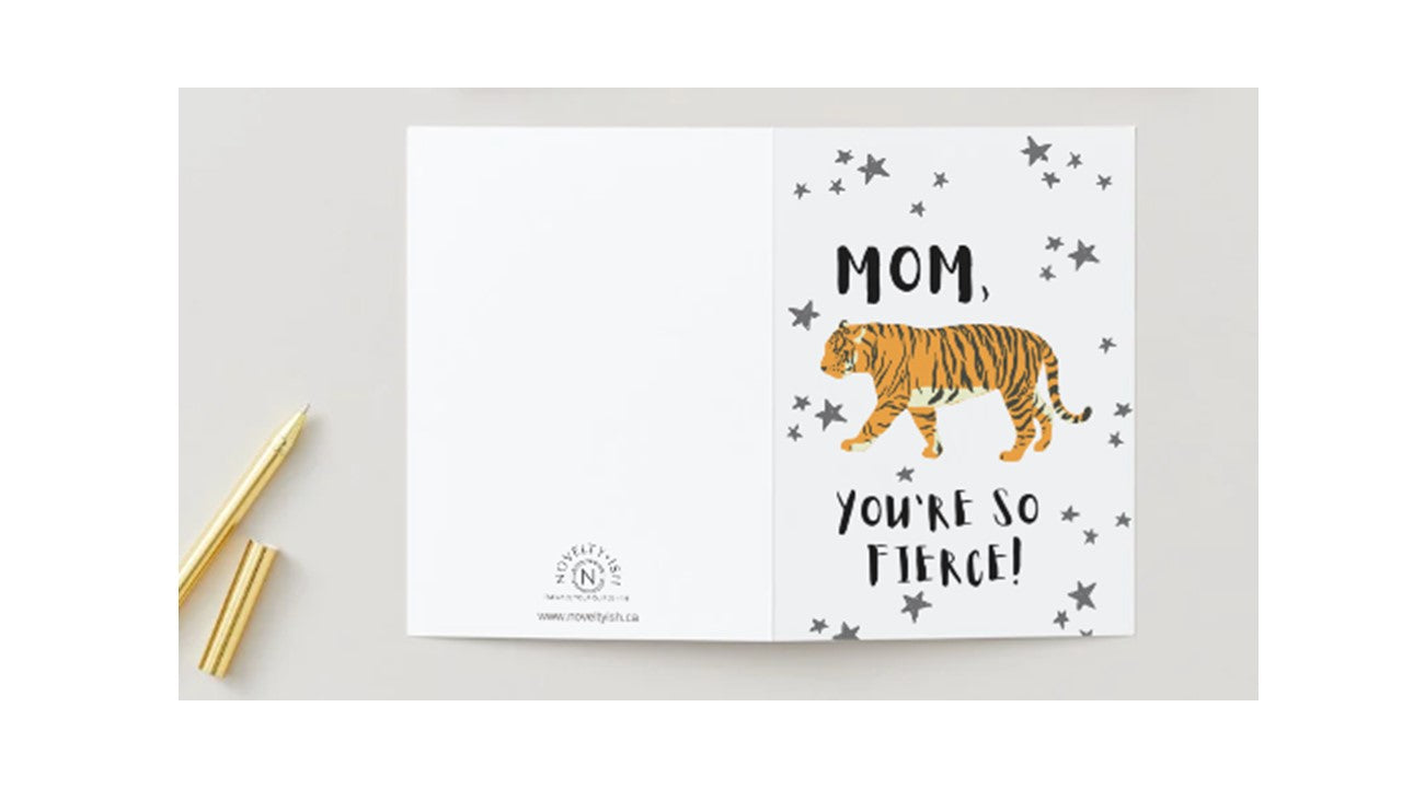 Fierce Mom Greeting Card