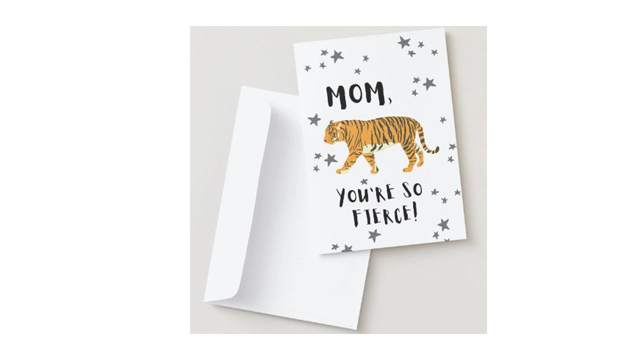 Fierce Mom Greeting Card