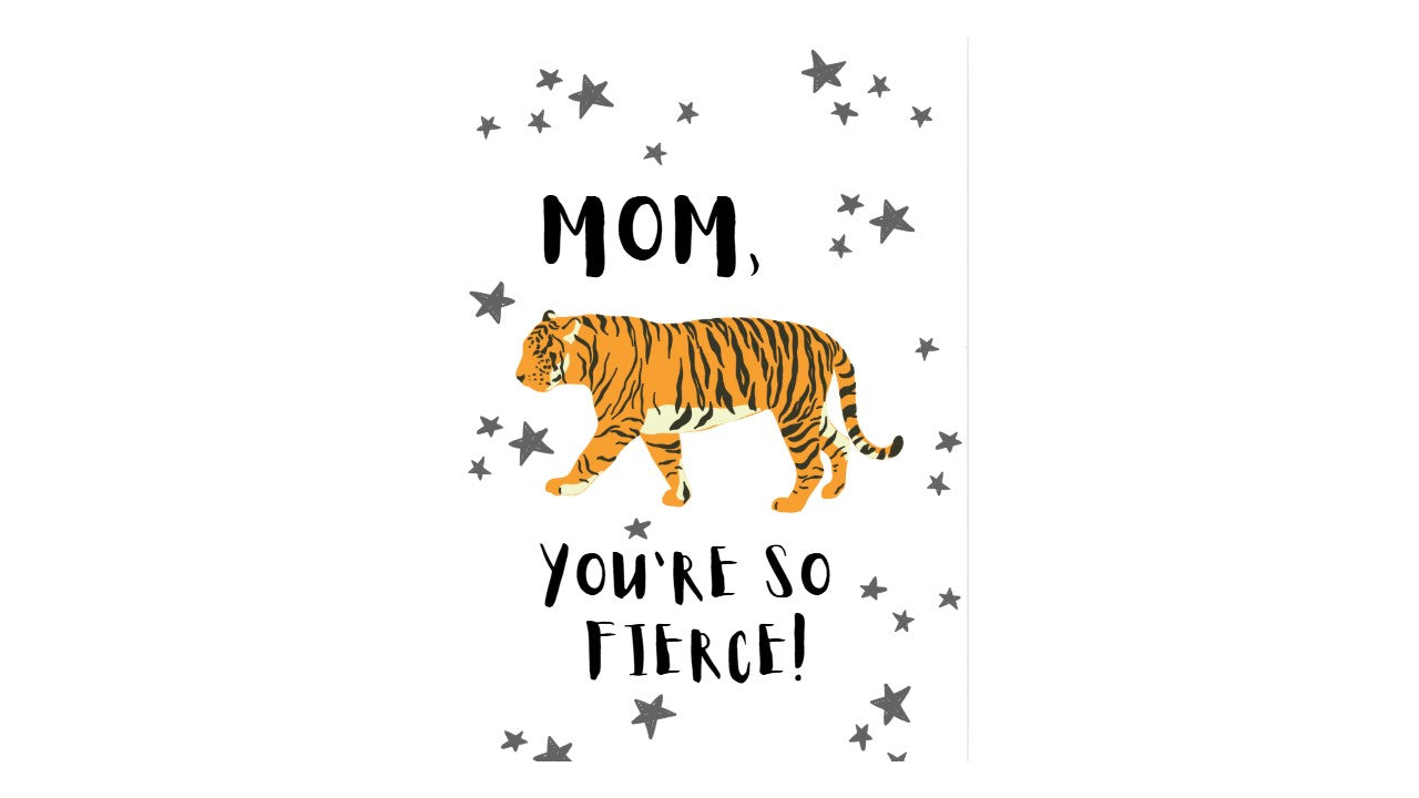 Fierce Mom Greeting Card