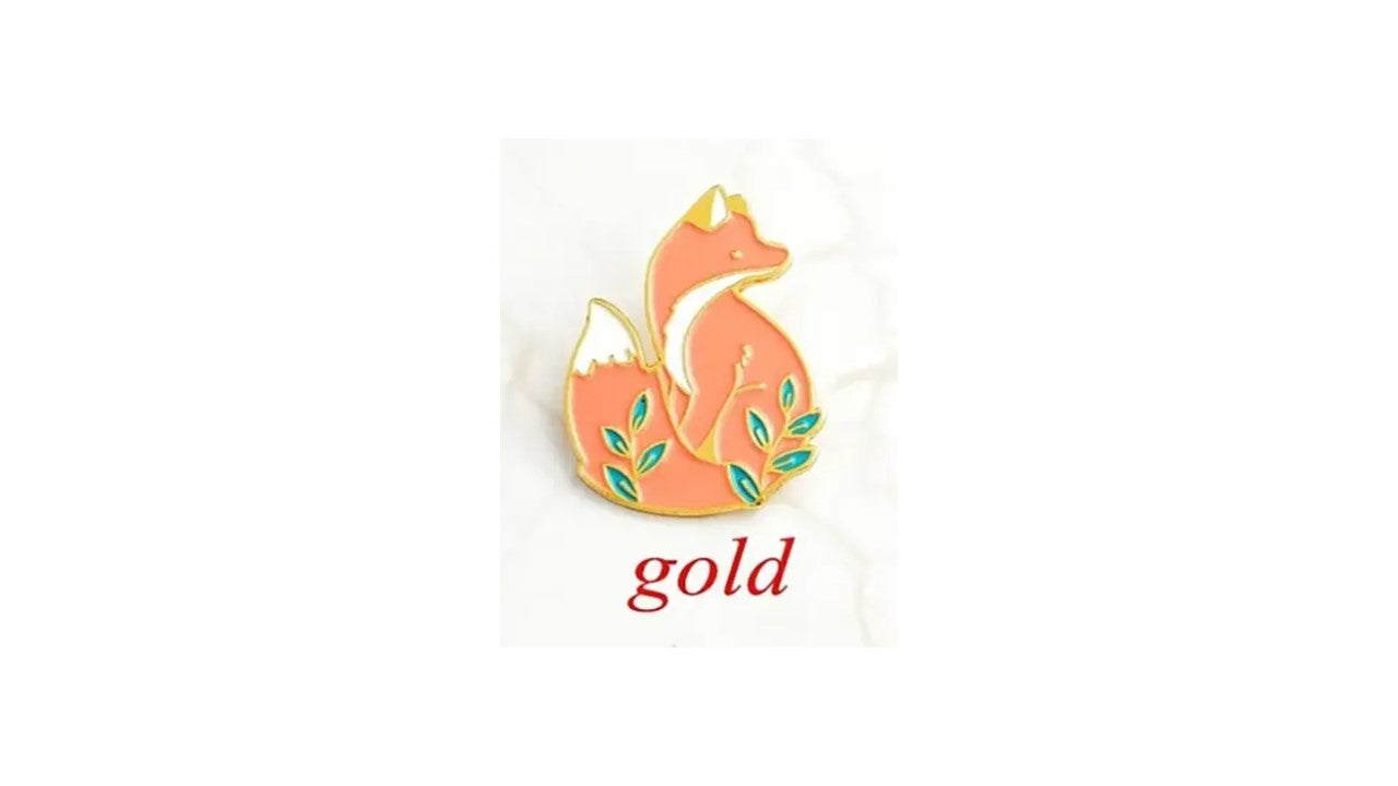 Pretty Fox Enamel Pin - Novelty•ish