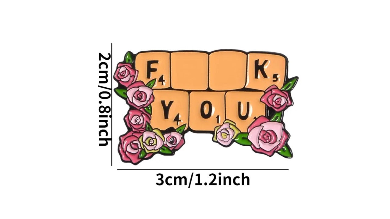 F-You Enamel Pin - Novelty•ish