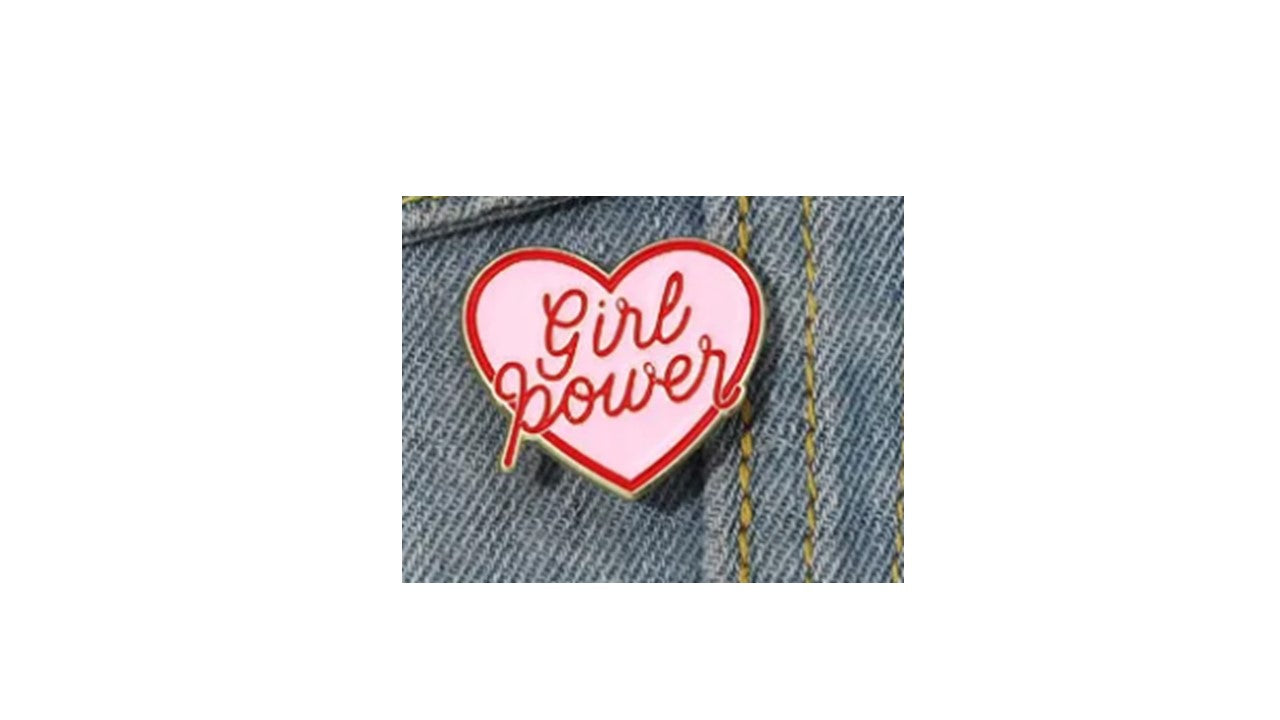 Girl Power Enamel Pin - Novelty•ish