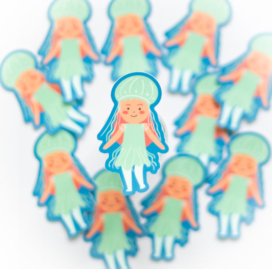 Jelly Girl Sticker