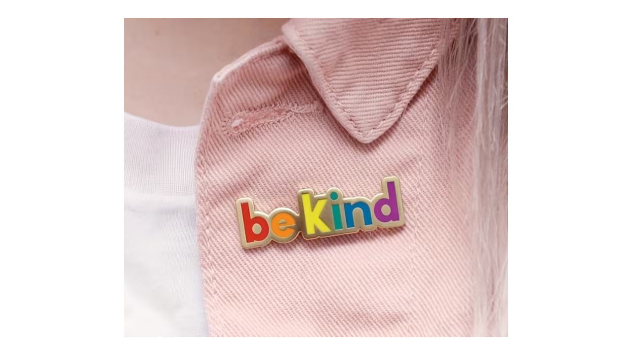 Be Kind Enamel Pin - Kindness Lapel Pin Gift