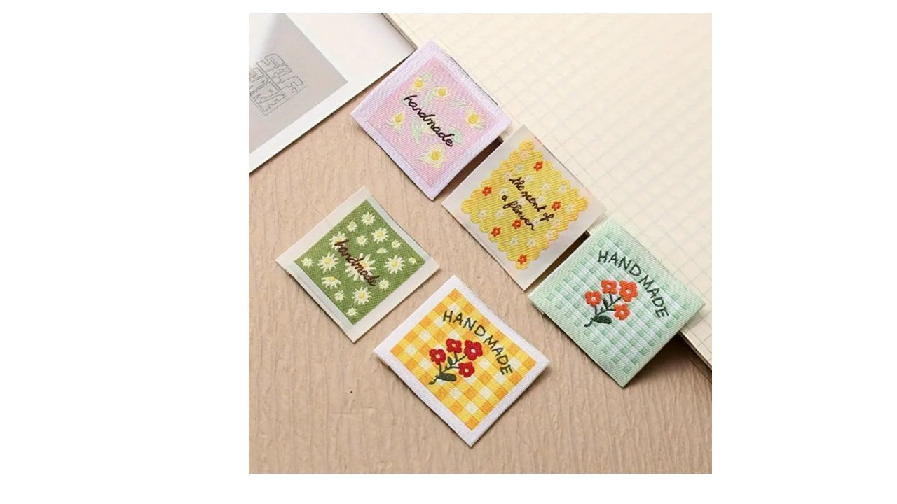 Cute Woven Sewing Labels - Handmade