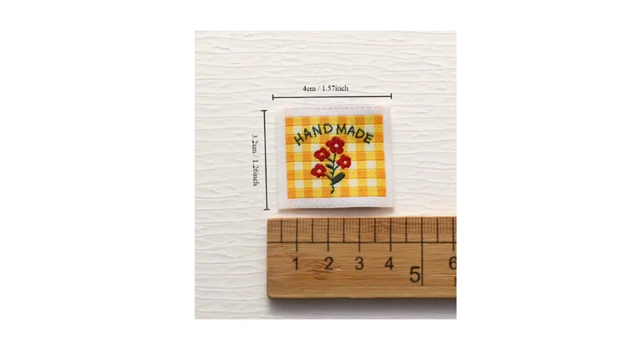Cute Woven Sewing Labels - Handmade