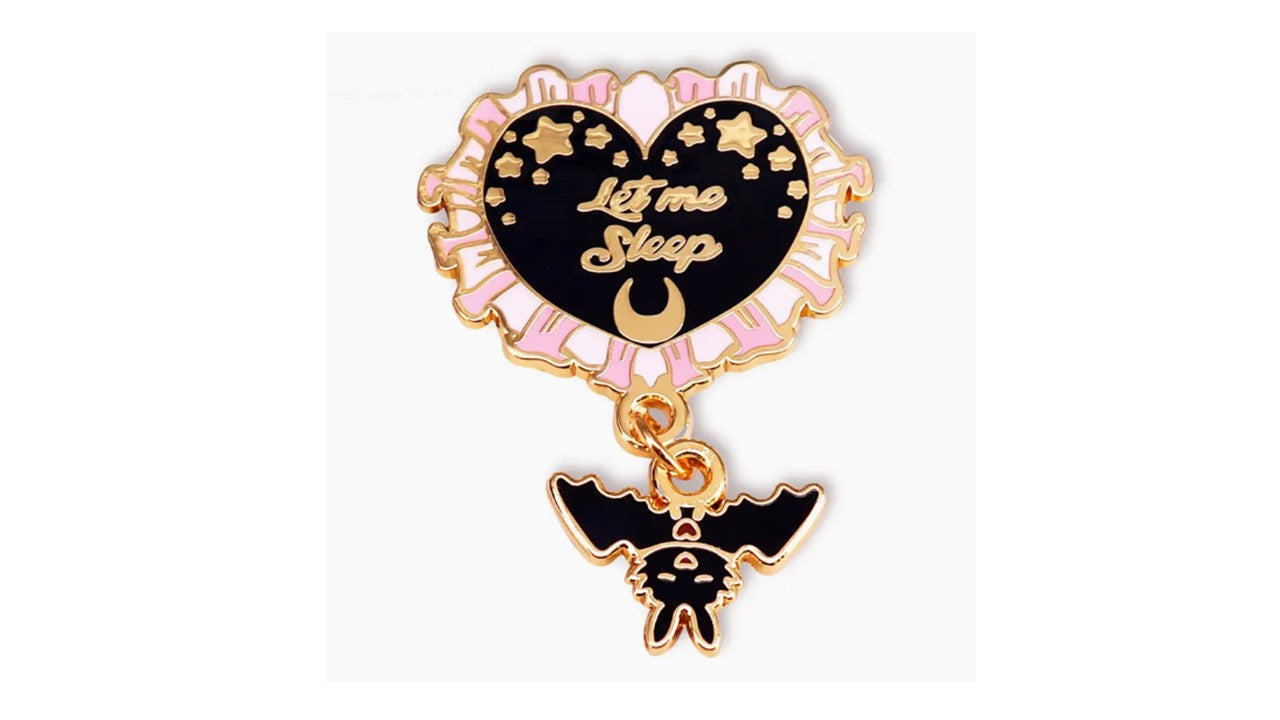 Let Me Sleep Enamel Pin