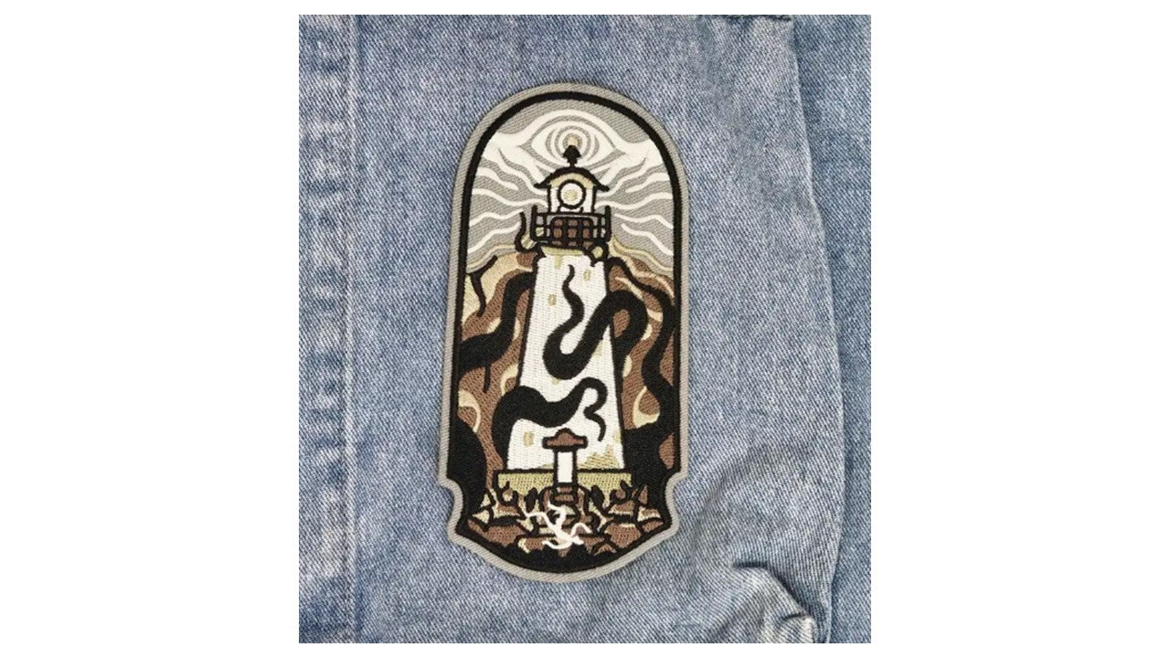Glow-in-the-Dark Lighthouse Kraken Patch
