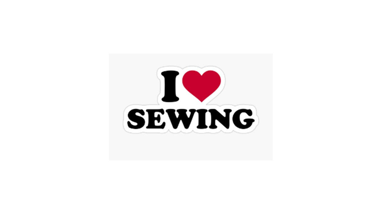 Sewing' Sticker
