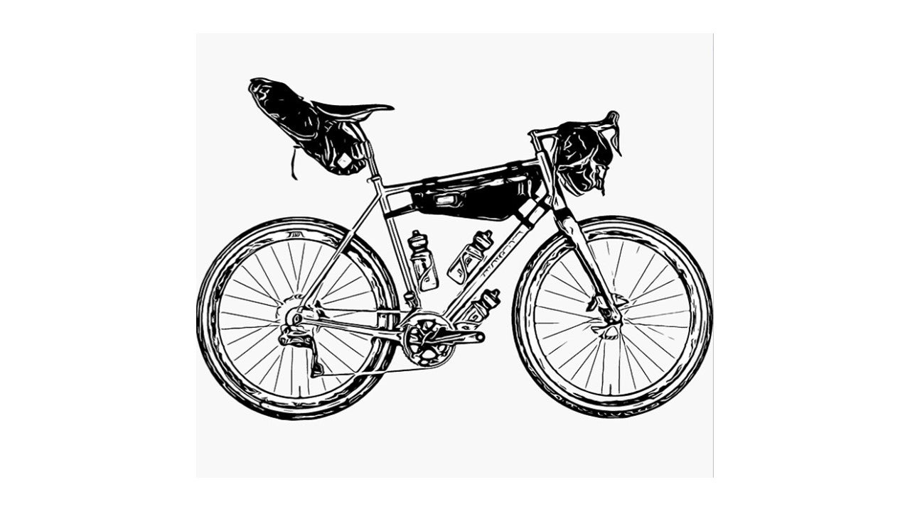 Bike packing Sticker - Novelty•ish
