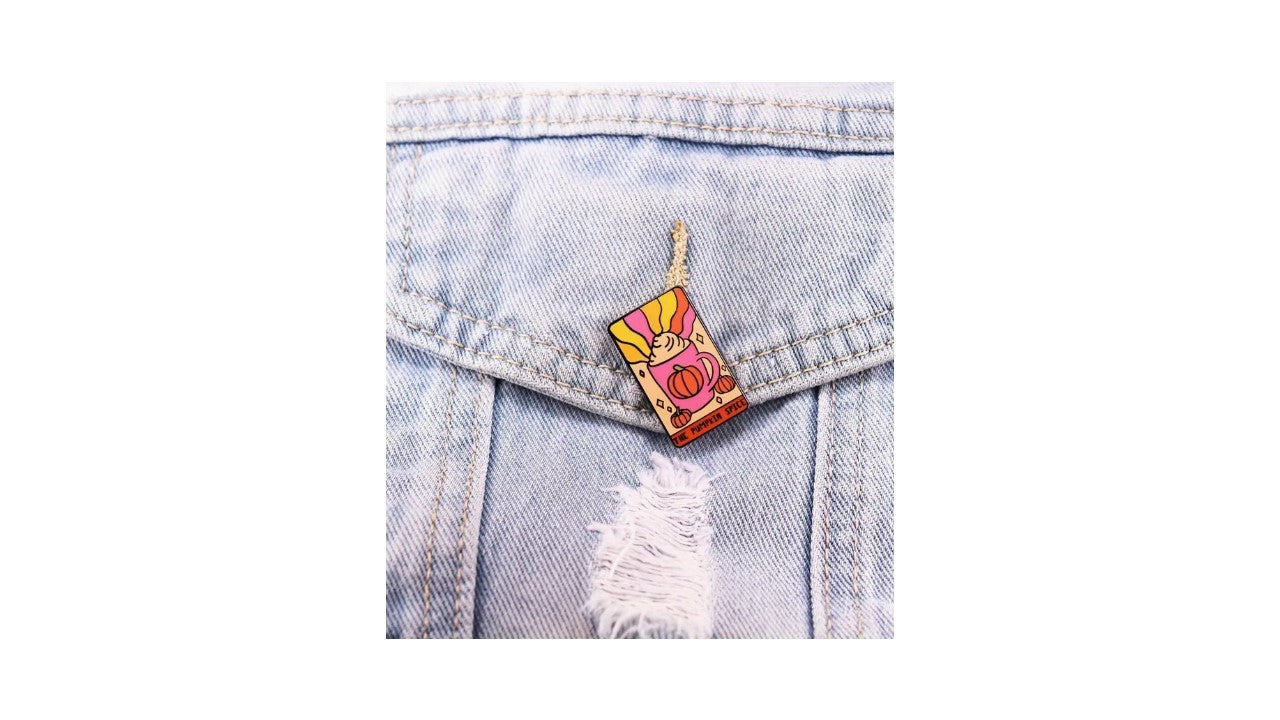 The Pumpkin Spice Enamel Pin