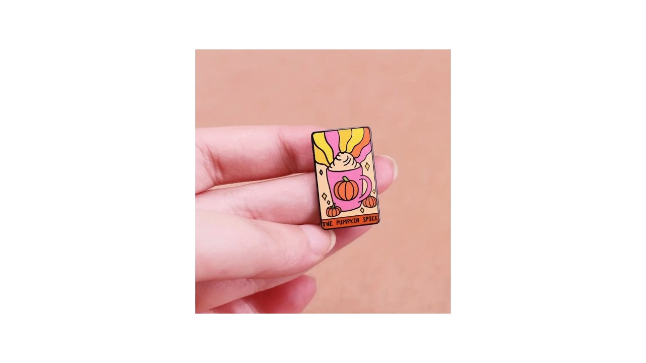 The Pumpkin Spice Enamel Pin