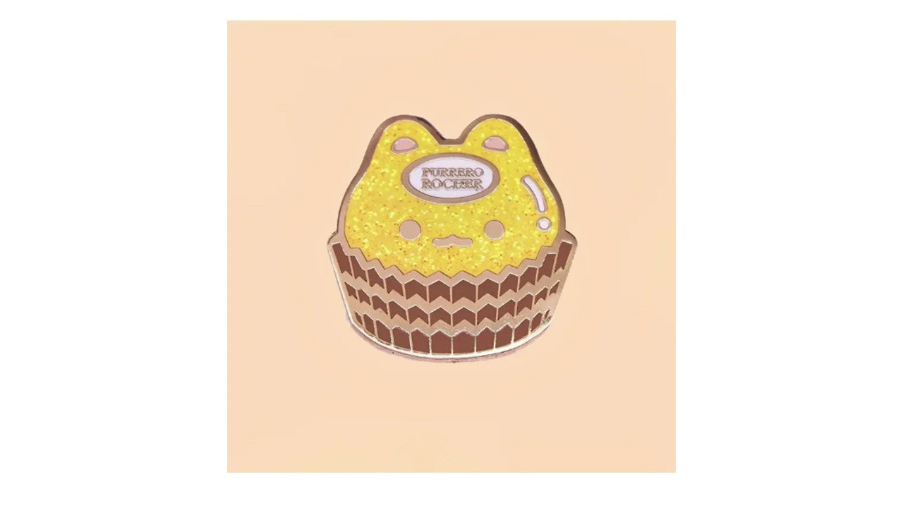 Purrero Rocher - High-Quality Enamel Pin