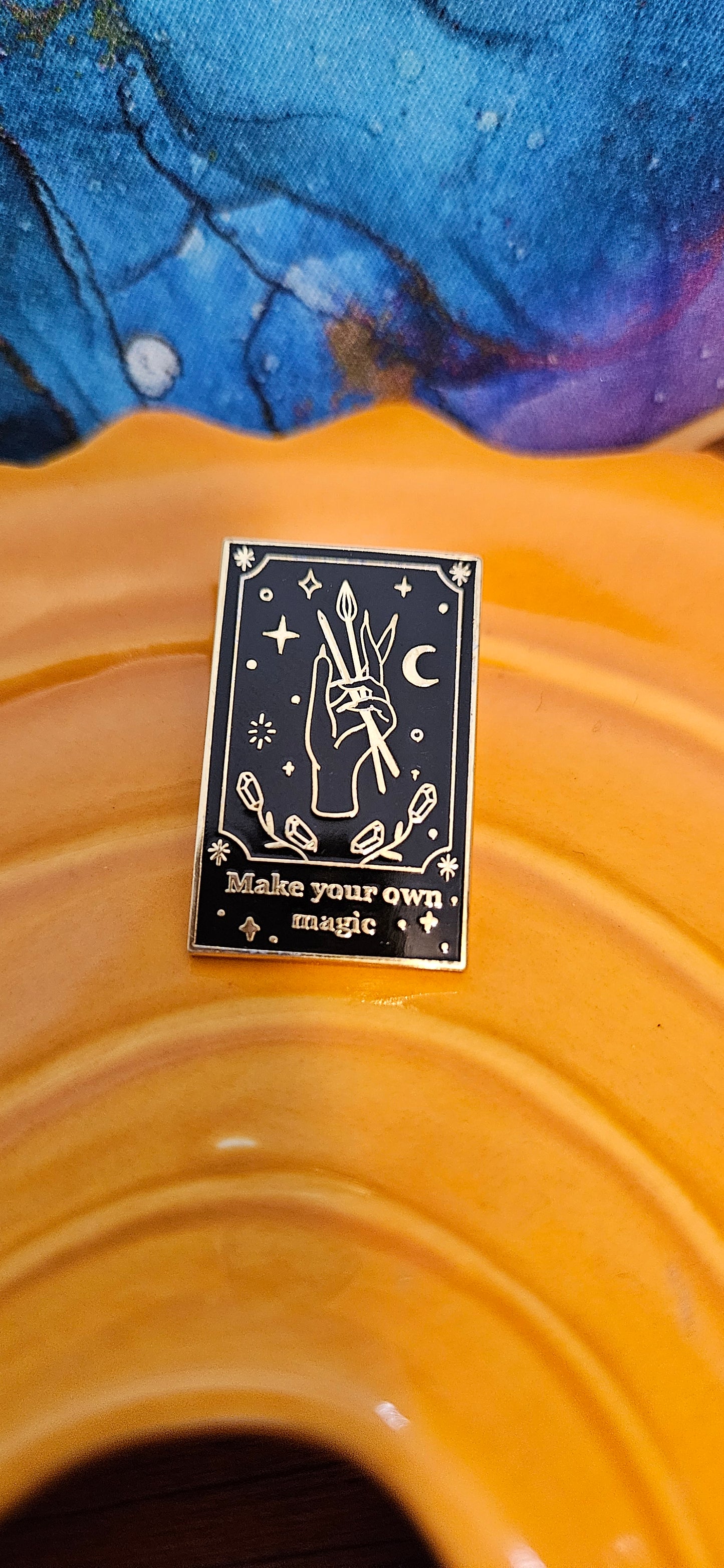 Tarot-themed Enamel Pin - Make your own magic