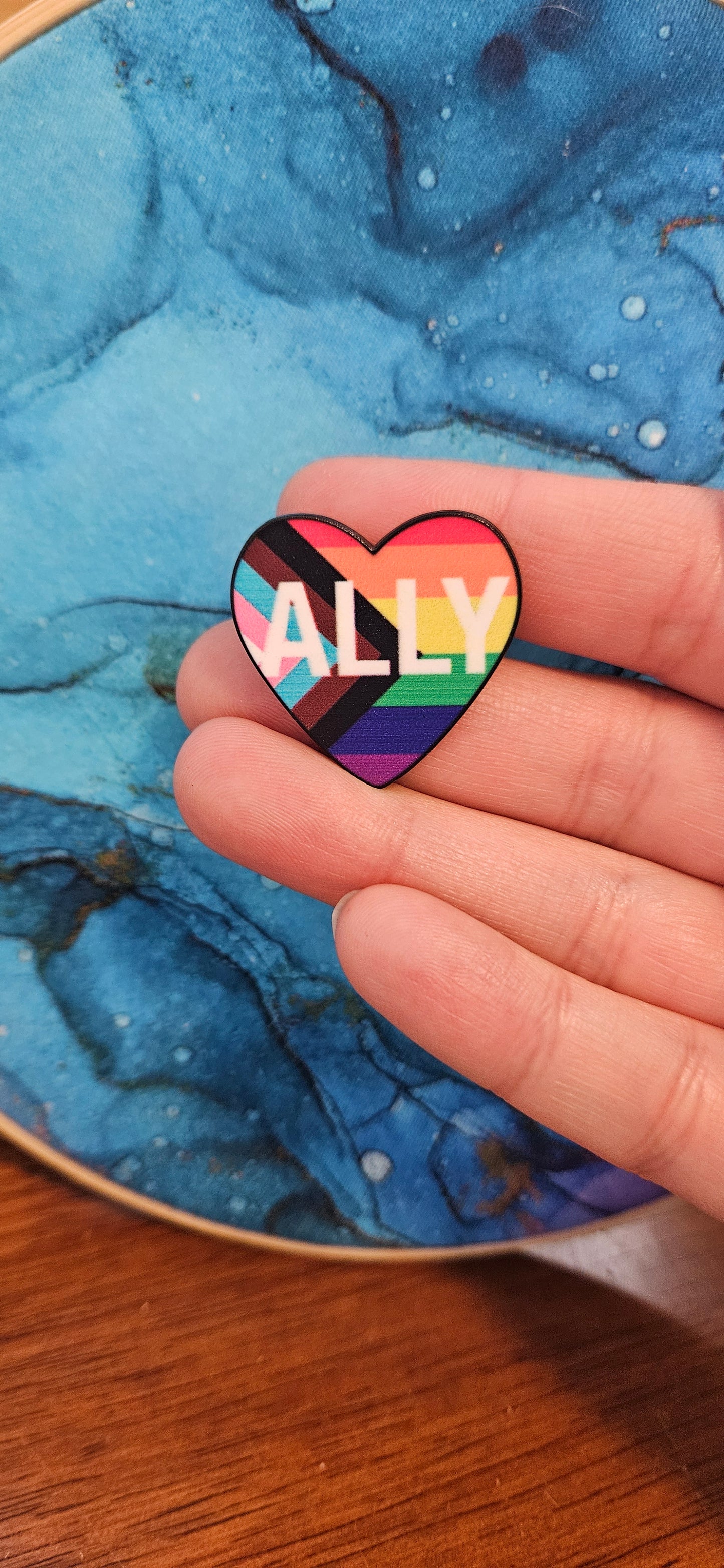 Ally Pride Pin