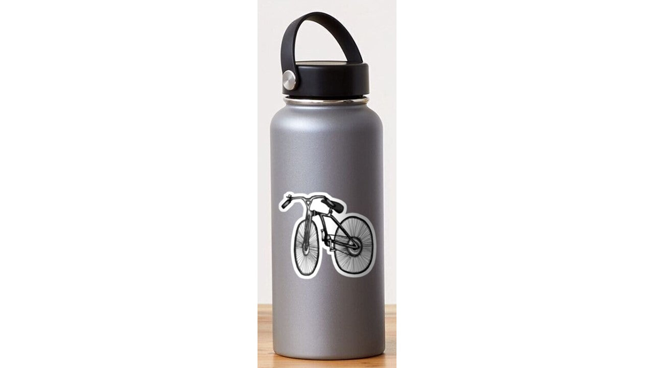 Many Spokes Bike Sticker - Novelty•ish