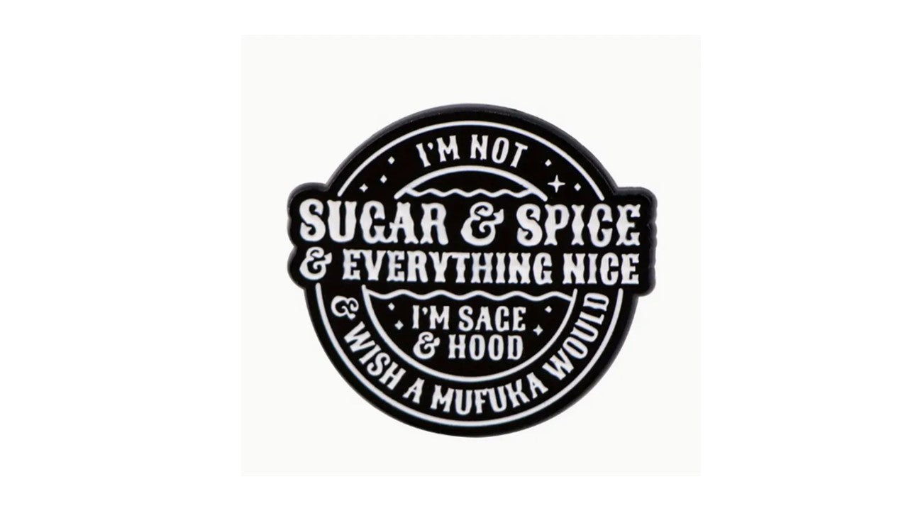 Sage & Hood Enamel Pin