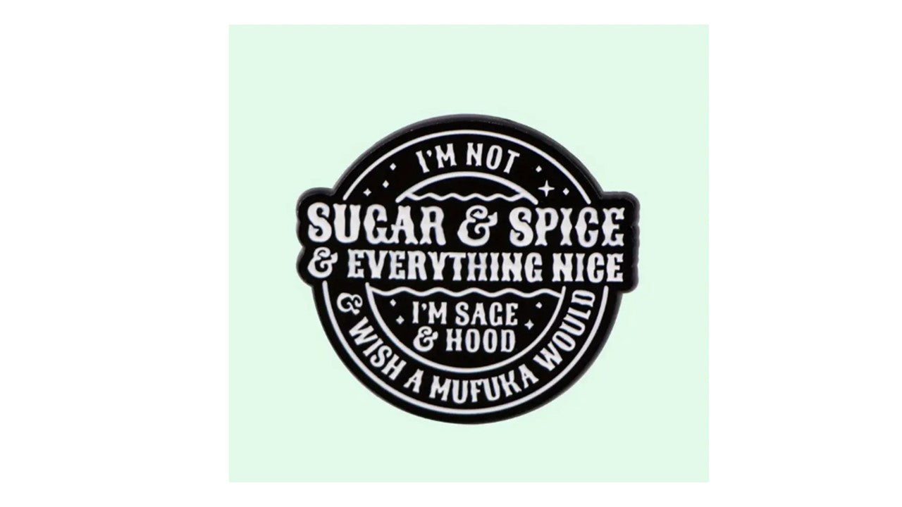 Sage & Hood Enamel Pin