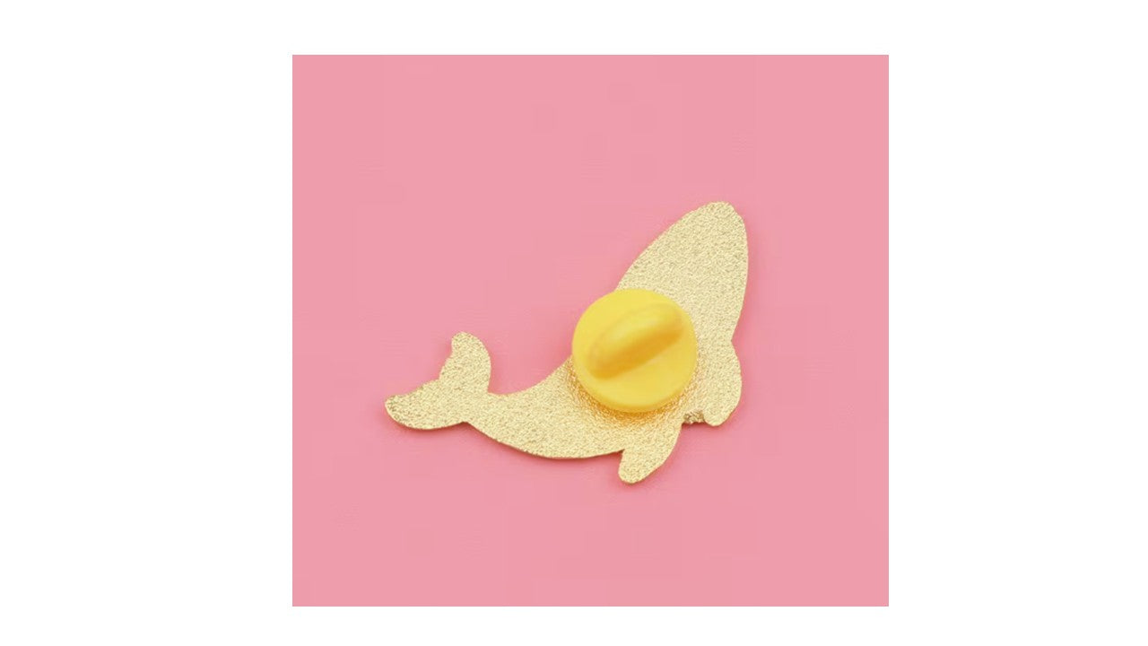 Celestial Whale Enamel Pin - Whimsical Galaxy Space Whale Lapel Pin