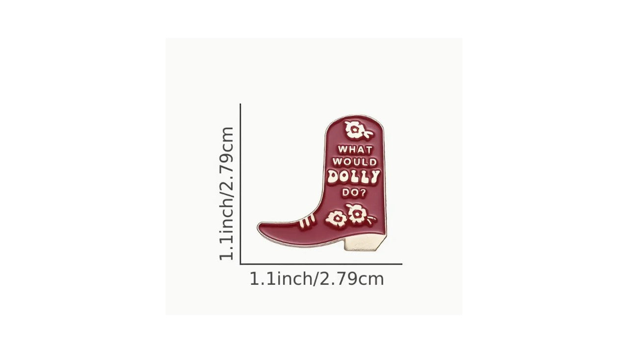 What Would Dolly Do Enamel Pin - Novelty•ish