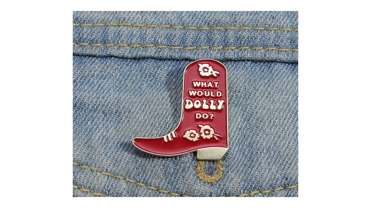 What Would Dolly Do Enamel Pin - Novelty•ish