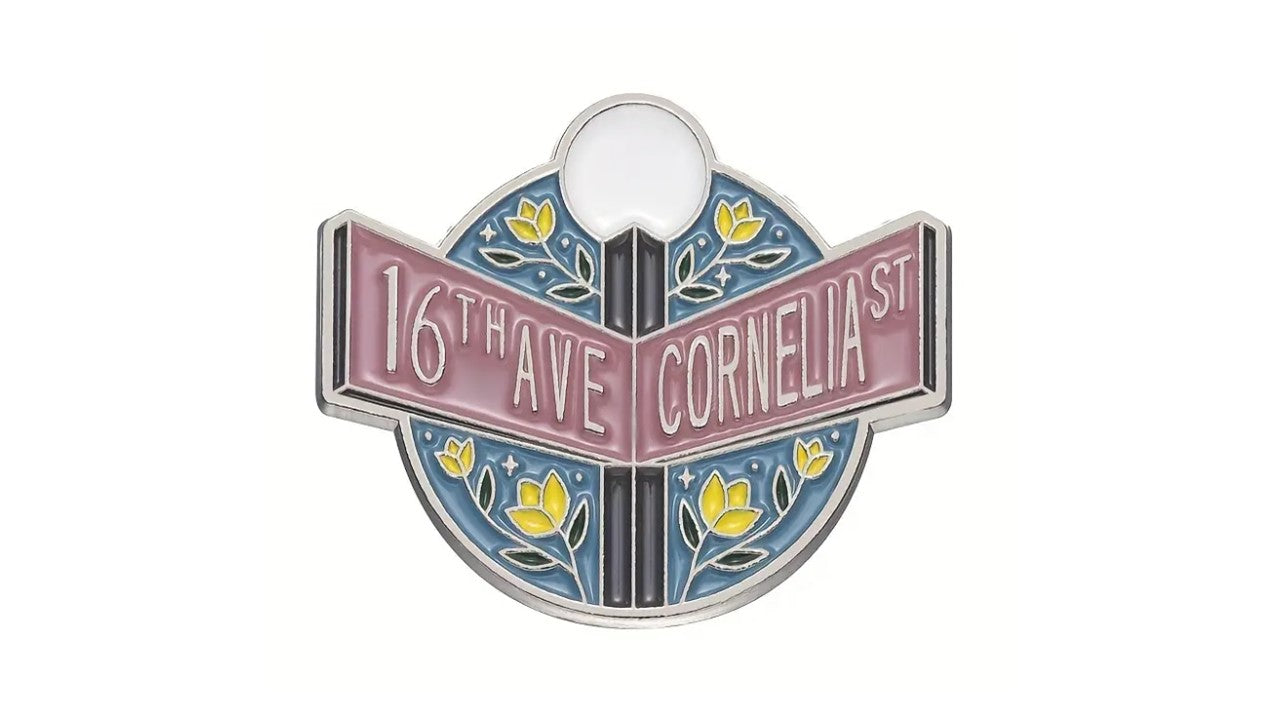 16th Cornelia on Blue Enamel Pin - Novelty•ish