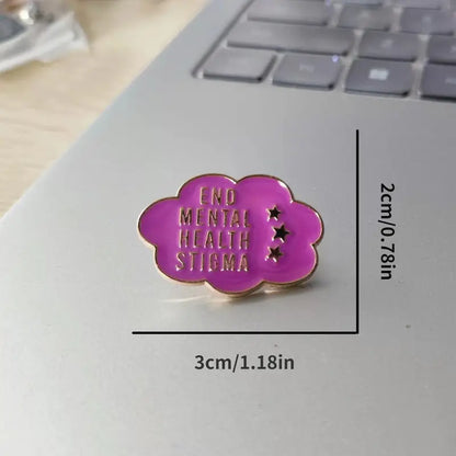 End Mental Health Stigma Pin - Novelty•ish