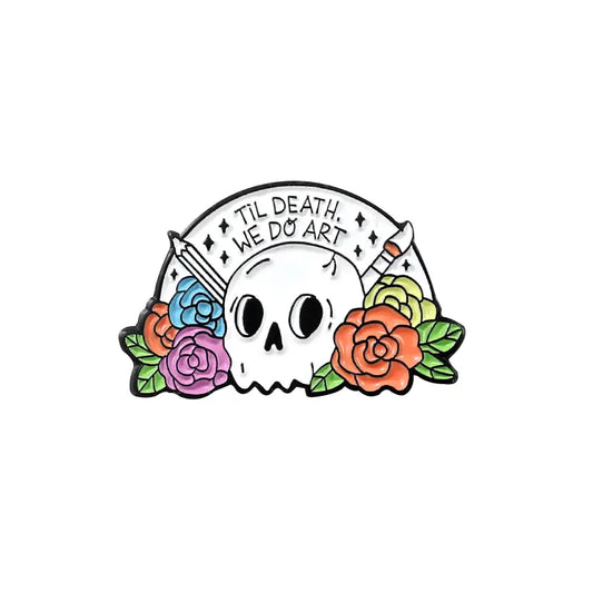 Til Death We Do Art Enamel Pin - Novelty•ish