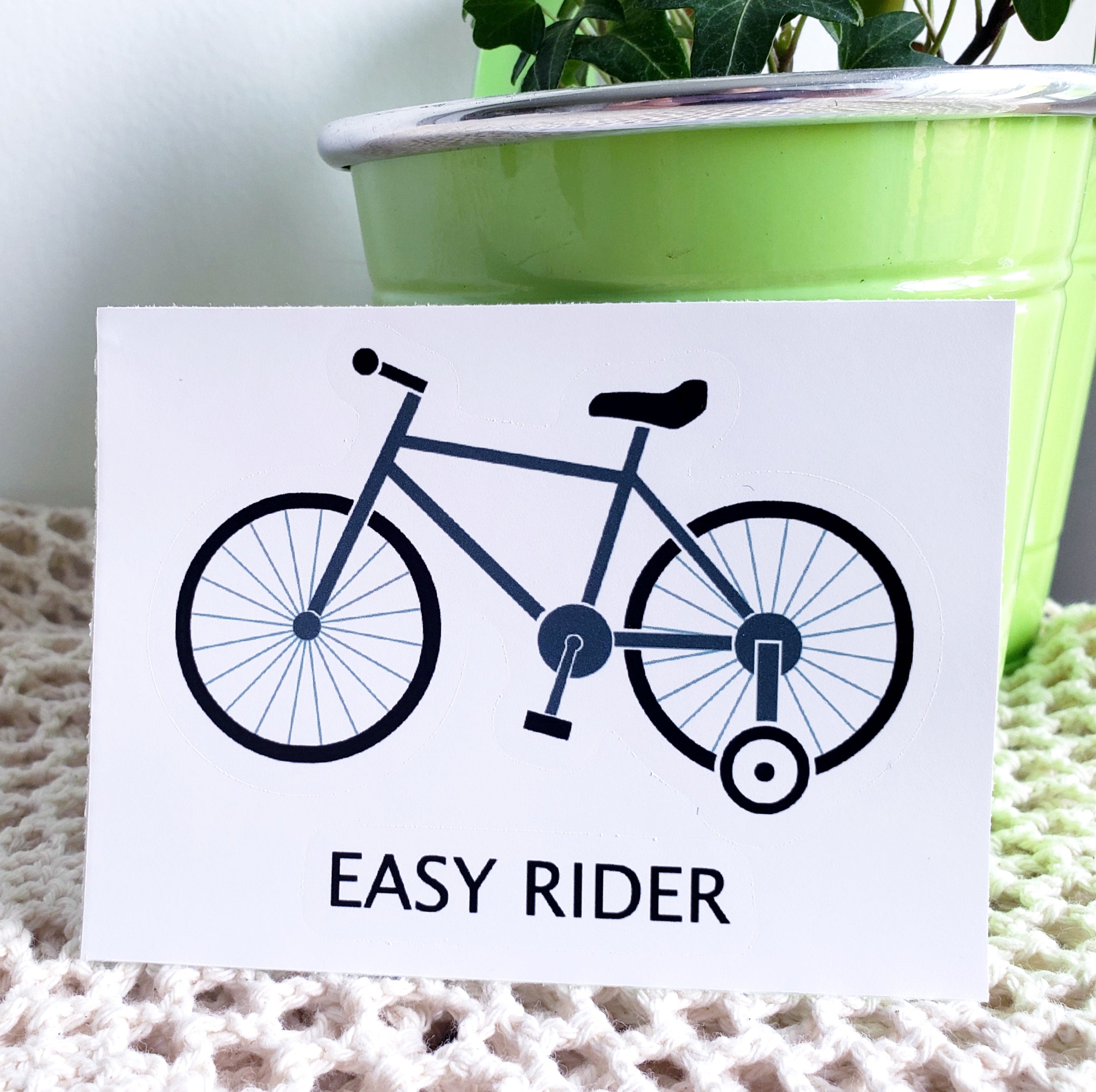 Easy Rider Bike Sticker – Novelty•ish