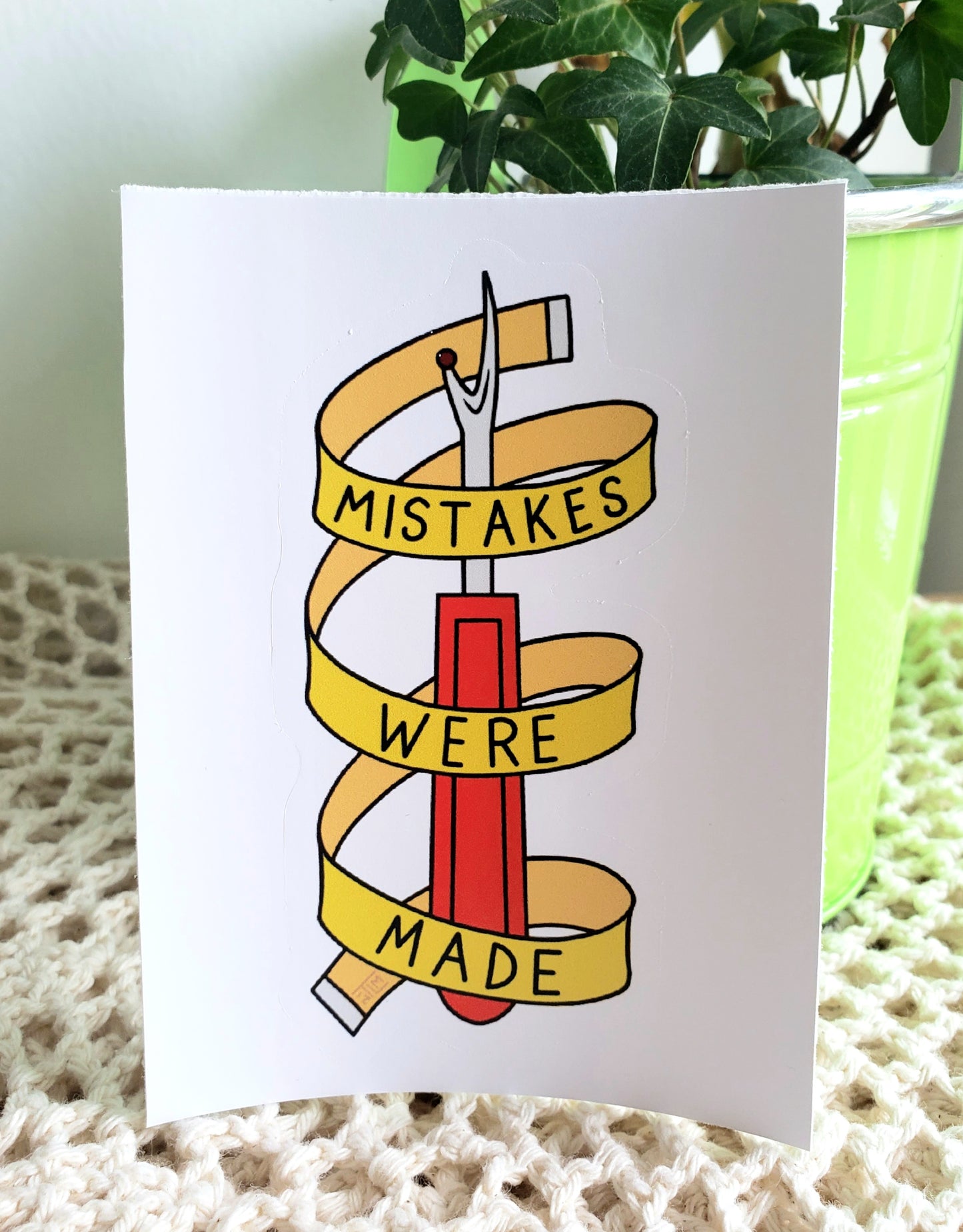 Mistakes Made Sticker - Novelty•ish