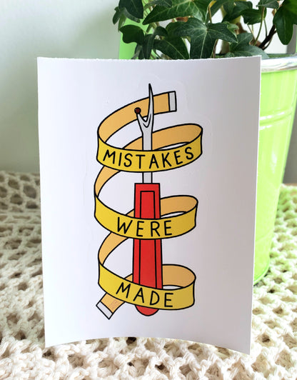 Mistakes Made Sticker - Novelty•ish