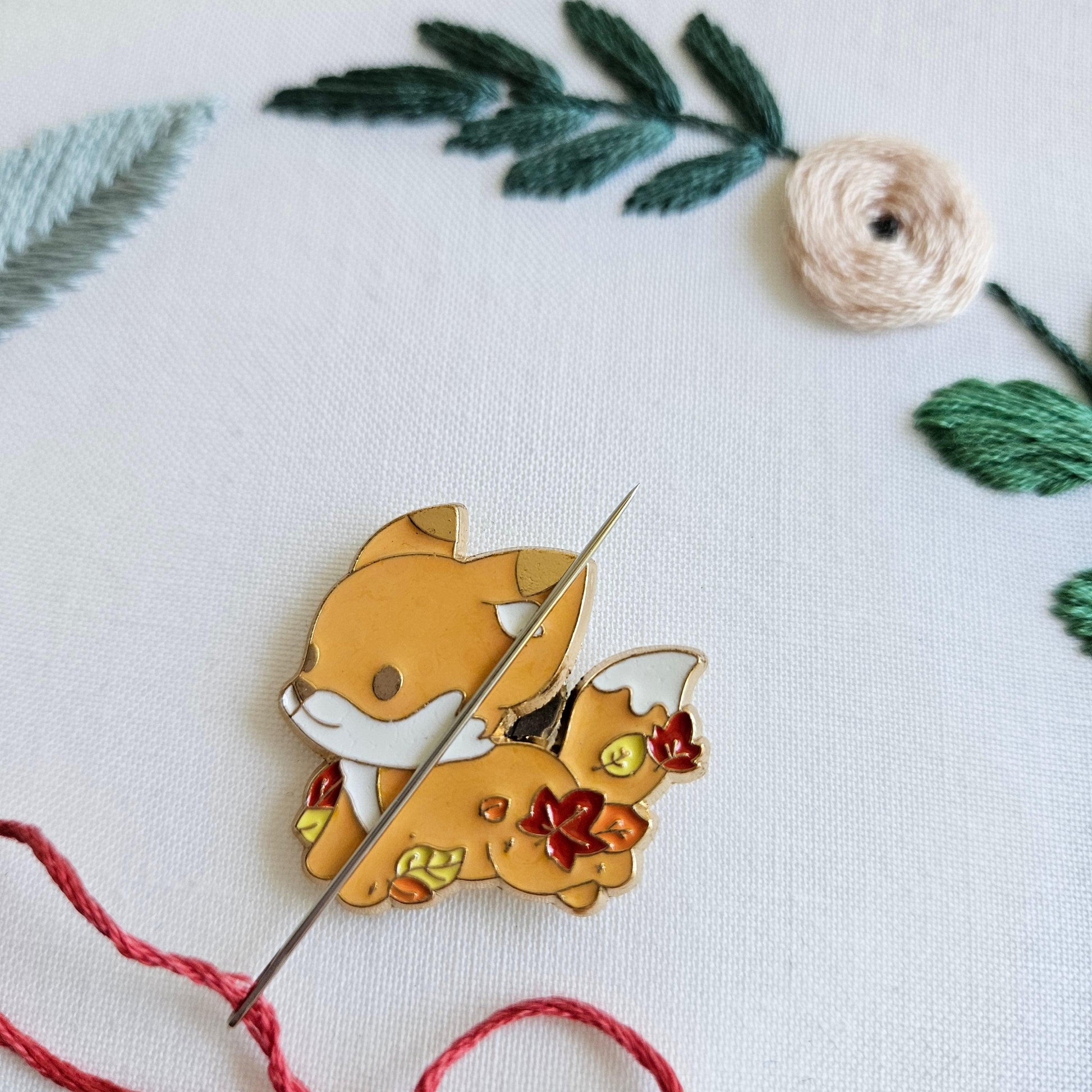 Autumn Fox Needle Minder - Novelty•ish