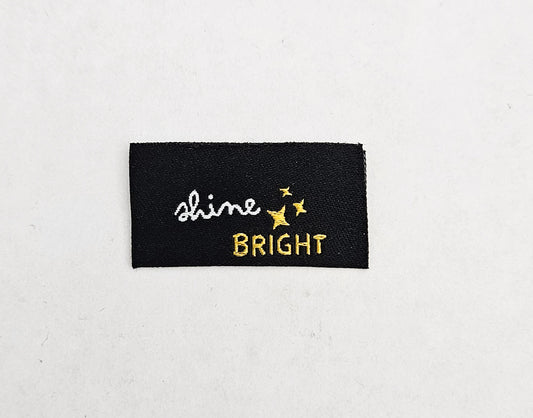 Shine Bright Sewing Labels