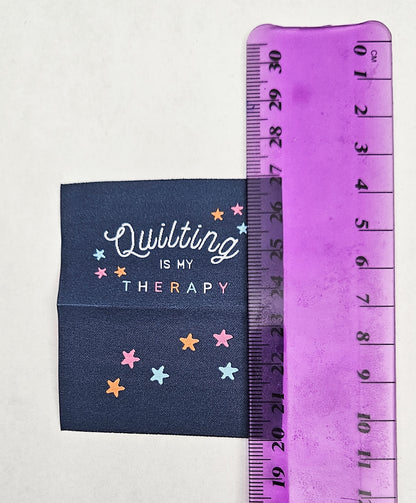 Quilting is my Therapy Sewing Labels