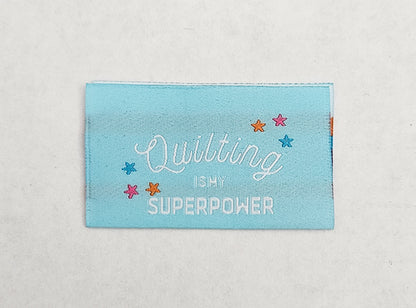 Quilting is my Superpower Sewing Labels